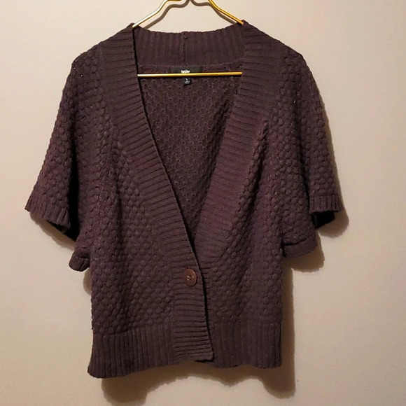 Mossimo Supply Co. Tops - MESSIMO: SIZE LARGE WOMENS BROWN KNIT SWEATER 1 BUTTON